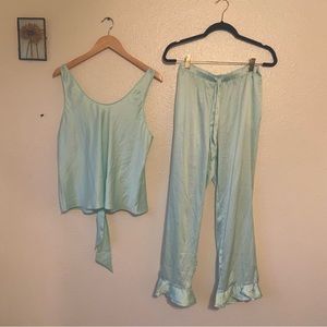 Vintage Silk Pajama Set